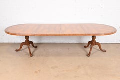 English Georgian Double Pedestal Dining Table by Restall Brown & Clennell