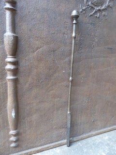 English Georgian Fire Poker, Fireplace Poker, 18th-19th Century