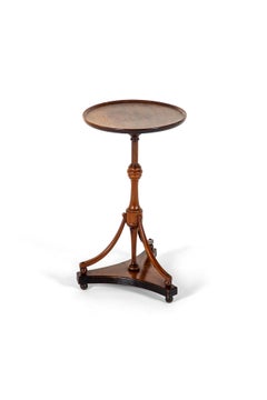 English Georgian Fruitwood Drinks Table