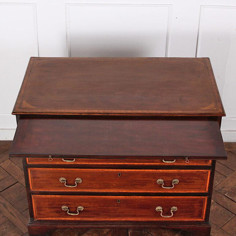 English Georgian Inlaid Mahogany Chest of Drawers 2