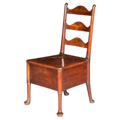 18th Century Ladder-Back Country Chair or Kitchen Chair
