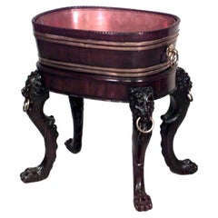 English Georgian Lion Planter