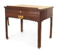 English Georgian Mahogany Architects Table Desk