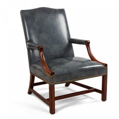 English Georgian Mahogany Arm Chair