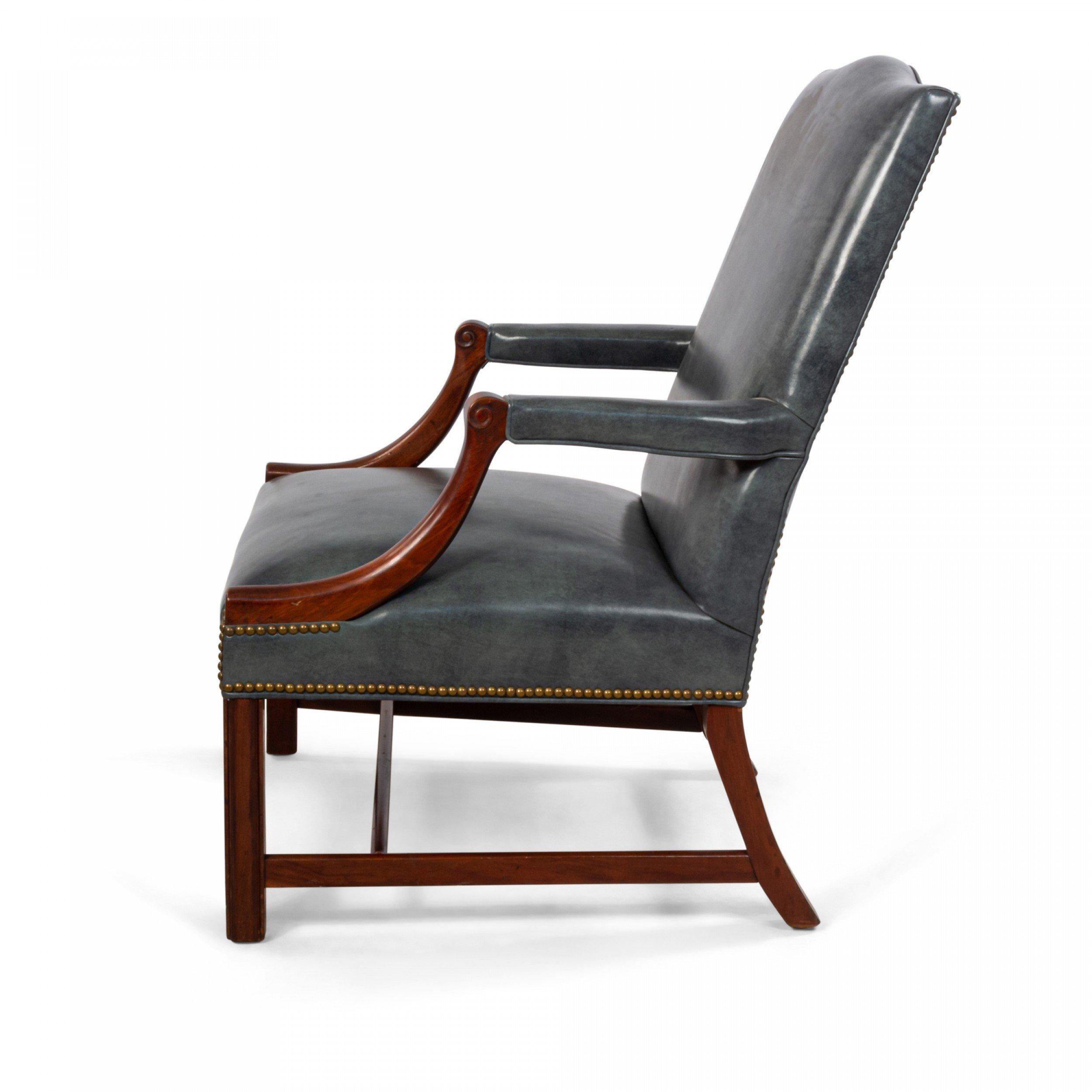 Englischer georgianischer Mahagoni-Sessel im Angebot 1