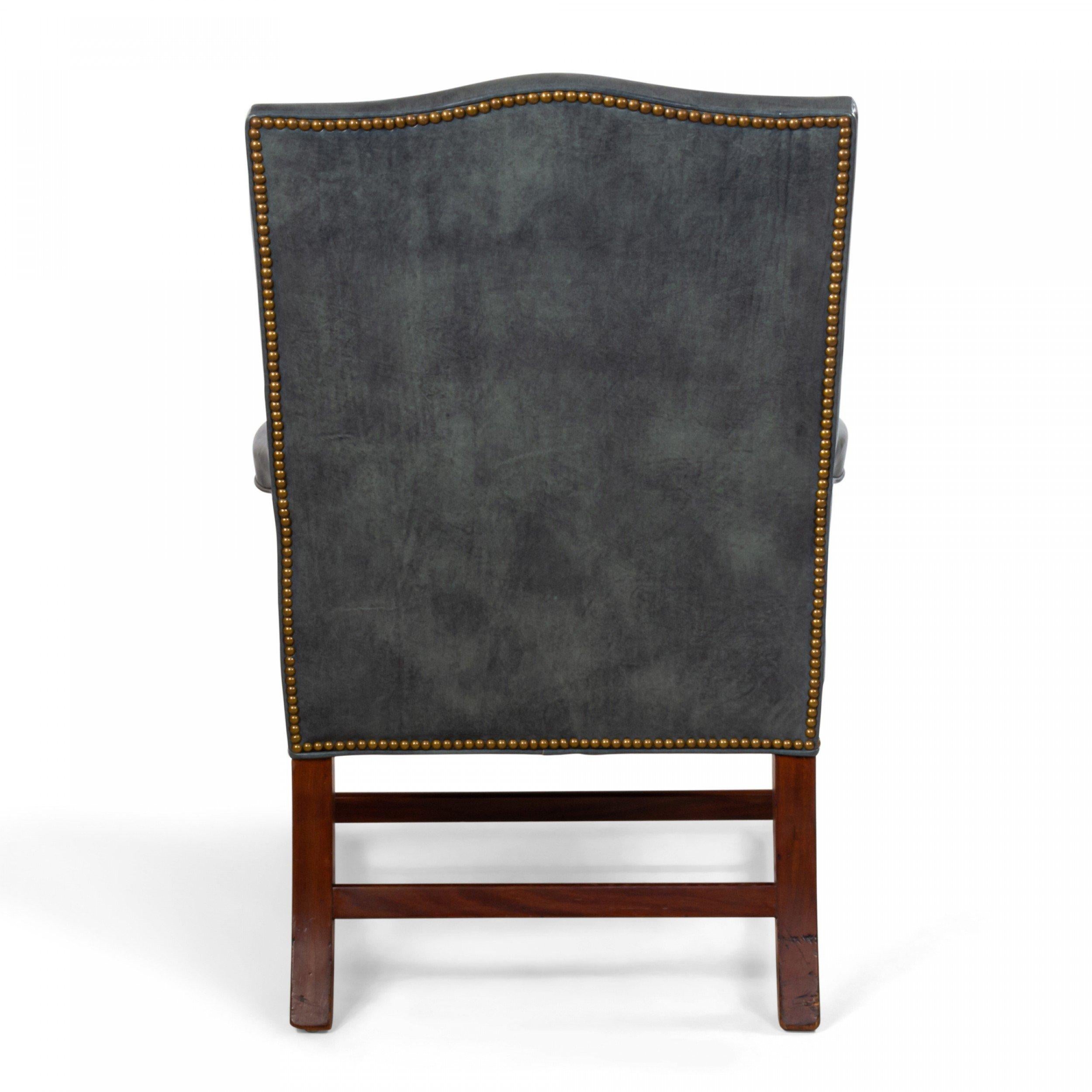 English Georgian Mahogany Arm Chair For Sale 3