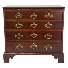English Georgian Mahogany Bachelor
s Chest or Petite Commode, circa 1760