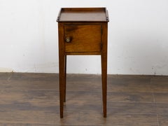 English Georgian Mahogany Bedside Cupboard or Nightstand, circa 1810