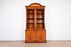 English Georgian Mahogany Breakfront Bookcase by Restall Brown & Clennell