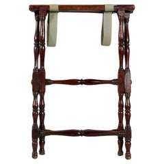 English Georgian Mahogany Butler's Tray and Folding Stand