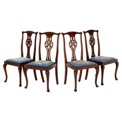 English Georgian Mahogany Dining Chairs