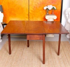 English Georgian Mahogany Gateleg Dining Table George IV Drop Leaf