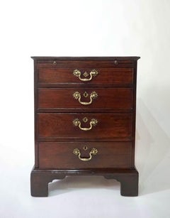 English Georgian Mahogany 'Pedestal' Form Bachelor's Chest, circa 1760