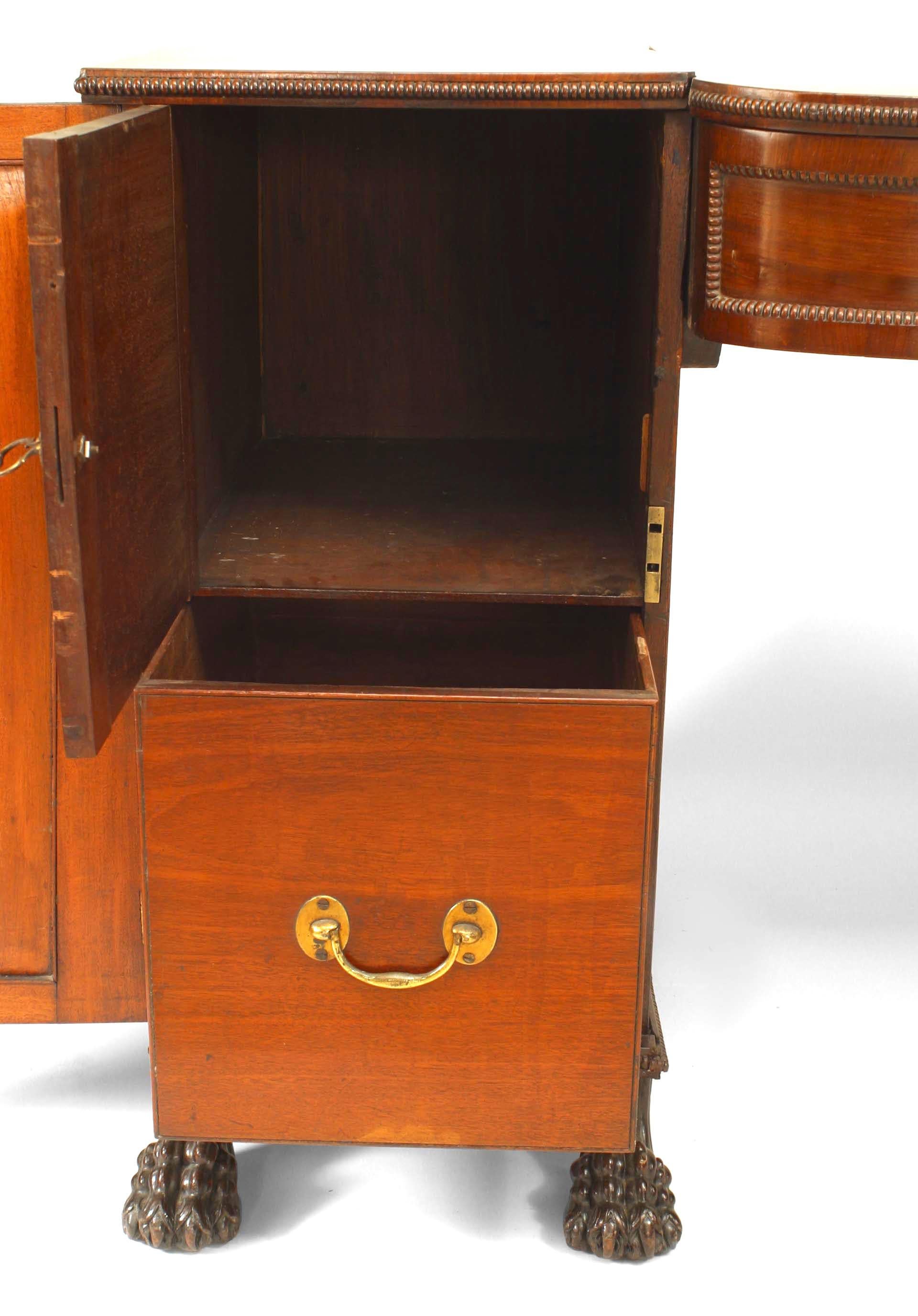 English Georgian Mahogany Sideboard For Sale 1