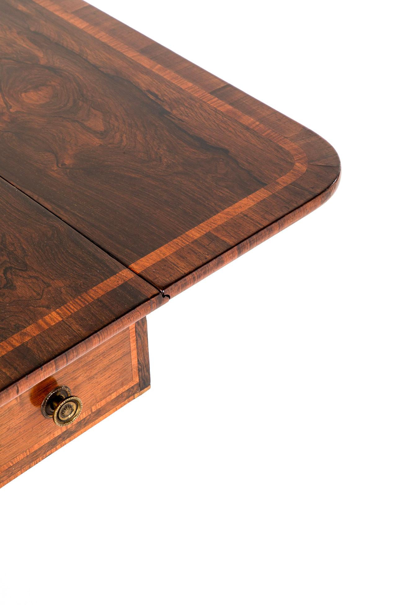 English Georgian Mahogany Sofa Table For Sale 3