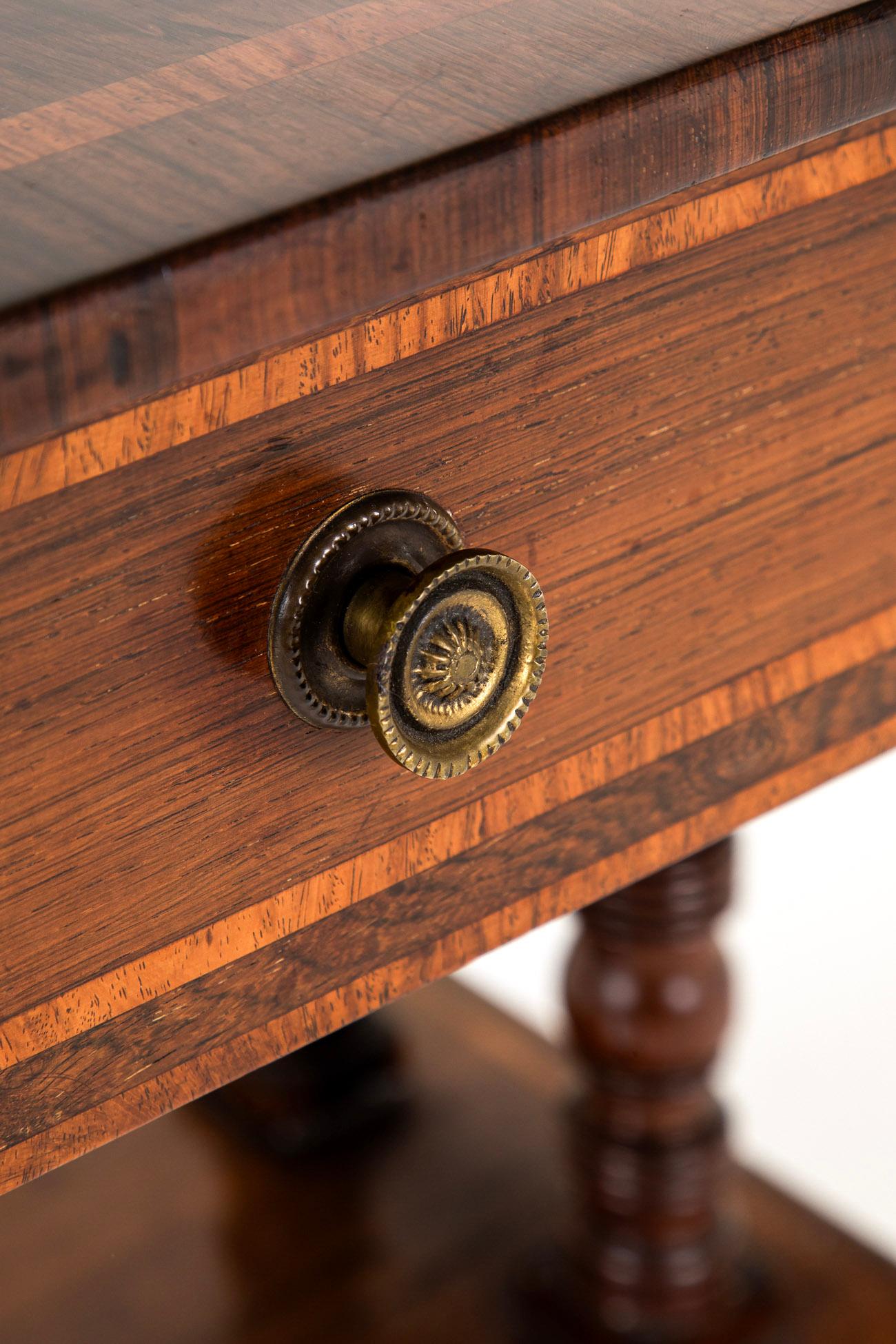 English Georgian Mahogany Sofa Table For Sale 5