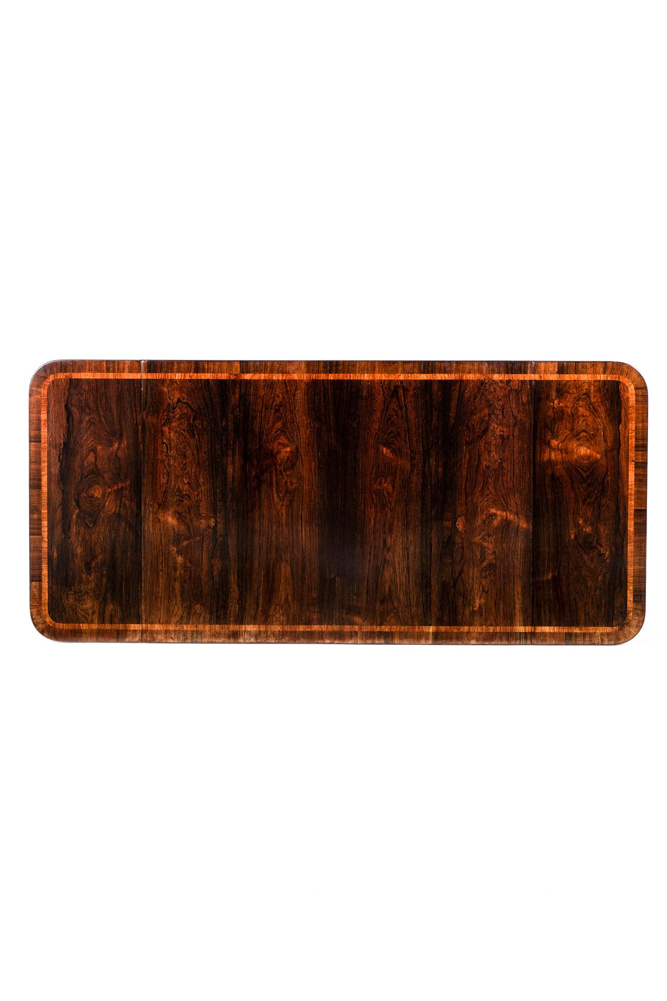 English Georgian Mahogany Sofa Table For Sale 2