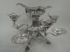 English Georgian Neoclassical Epergne by Thomas Pitts, 1774