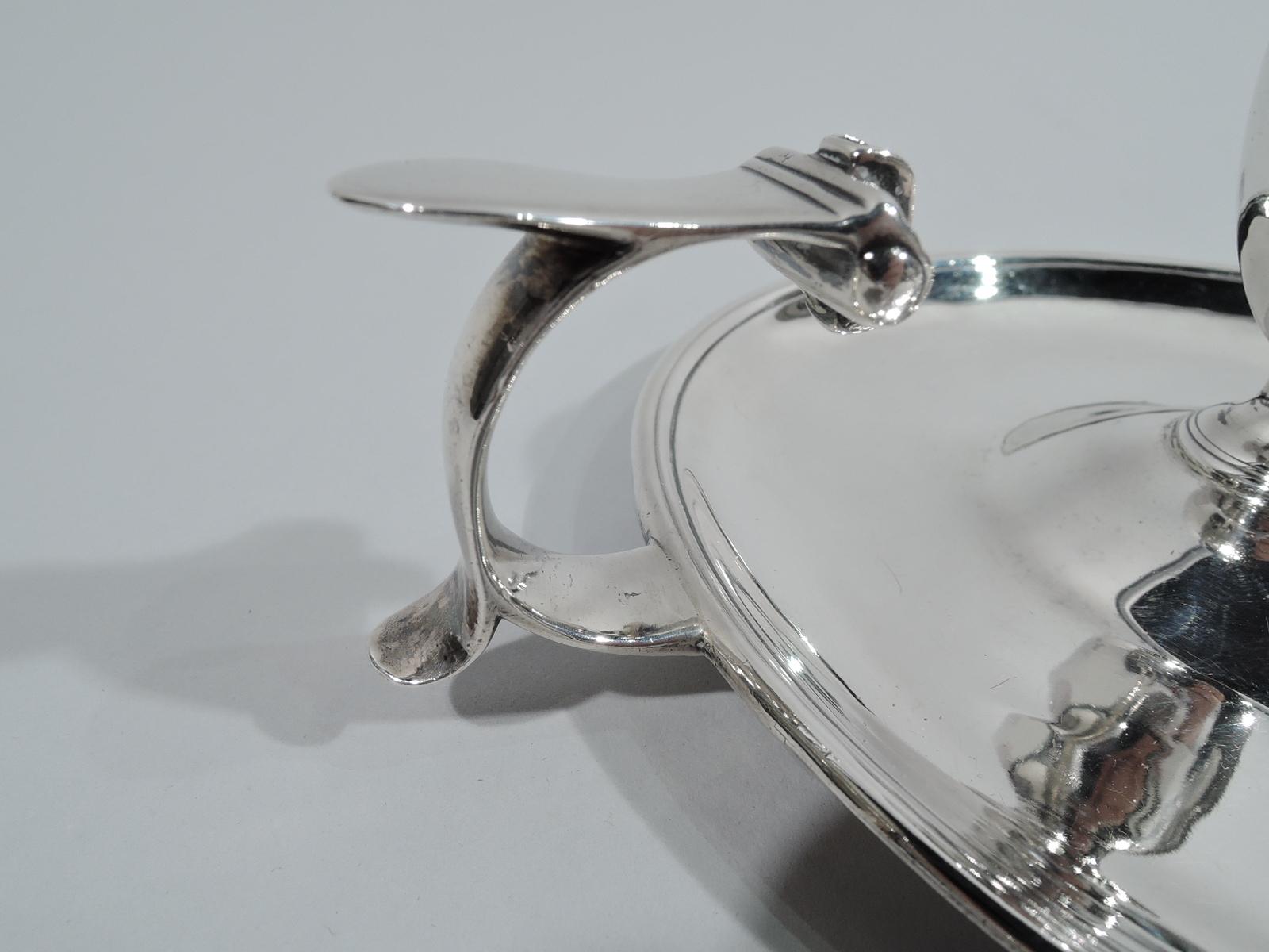 Late 18th Century English Georgian Neoclassical Sterling Silver Chamberstick