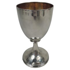 English Georgian Neoclassical Sterling Silver Goblet, 1799