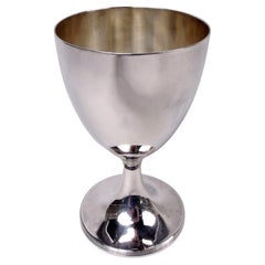 Calice neoclassico georgiano inglese in argento sterling, 1804