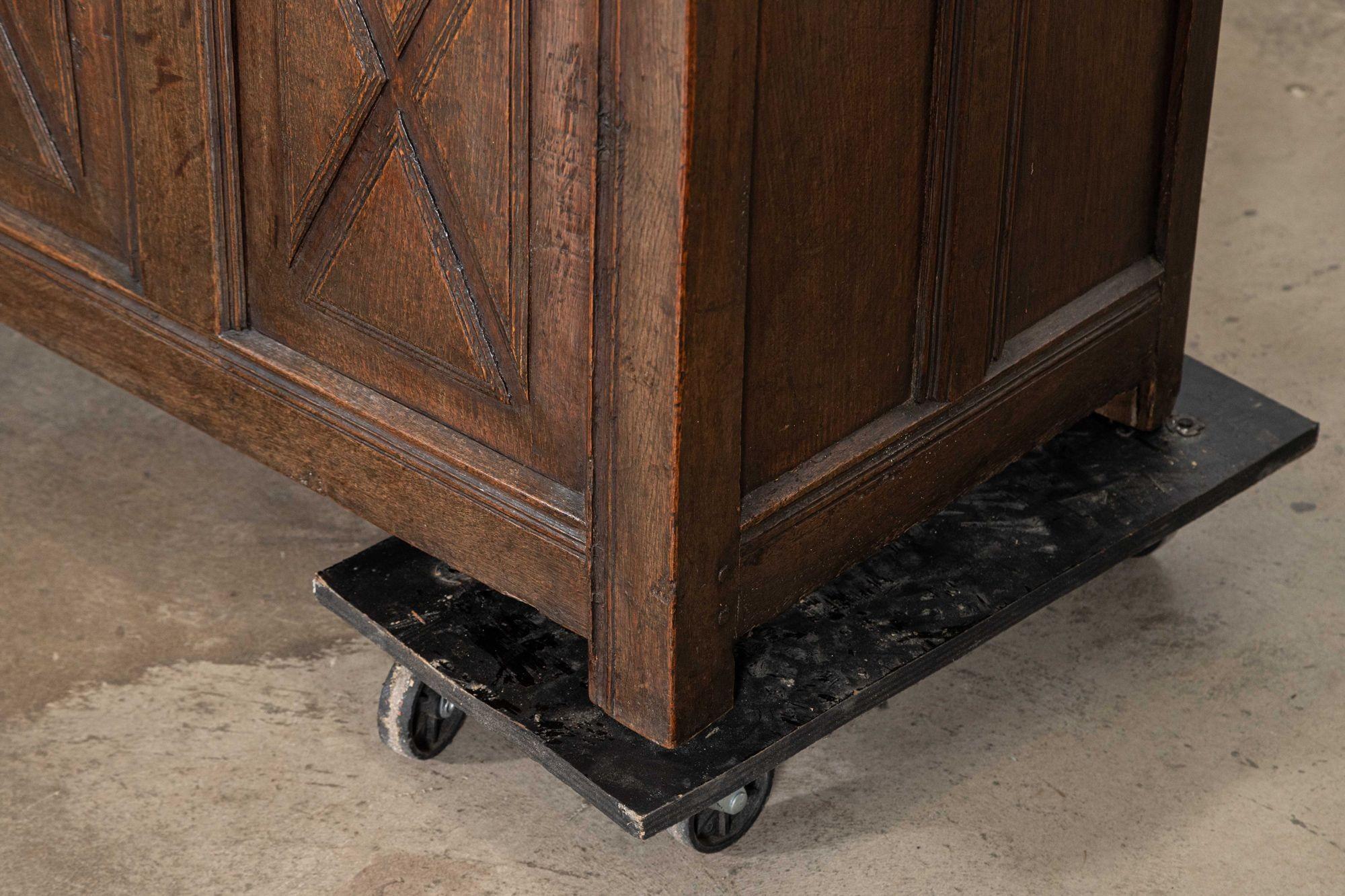 Cofre Georgiano Inglés de Roble en venta 9