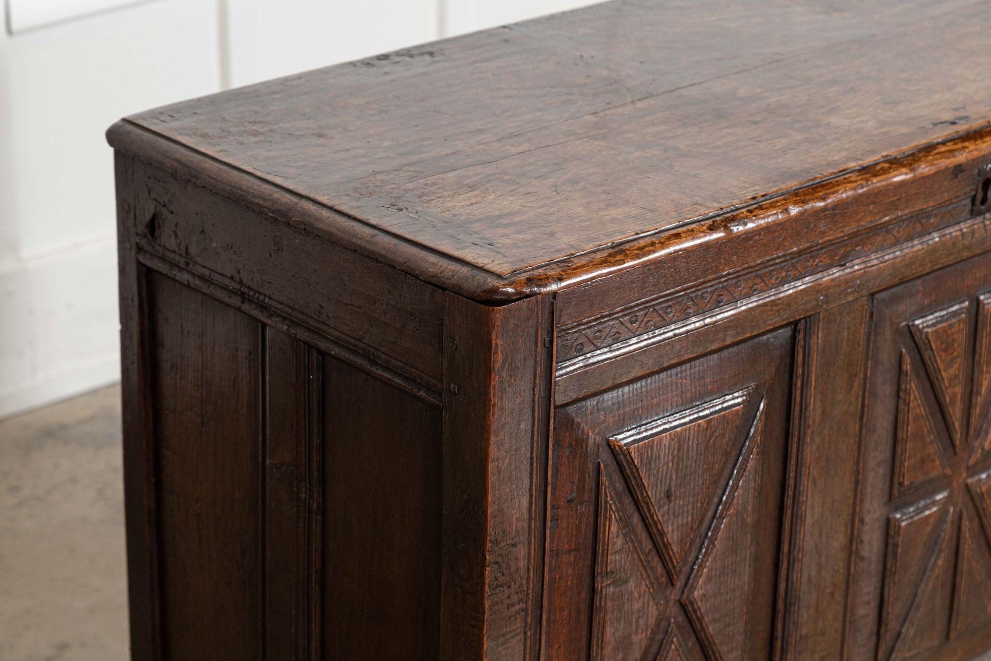 Cofre Georgiano Inglés de Roble en venta 2