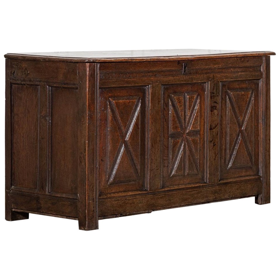 English Georgian Oak Coffer