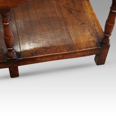English Georgian oak dresser base