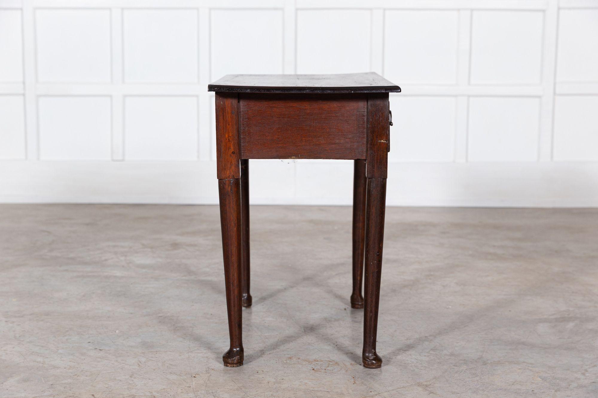English Georgian Oak Lowboy 7