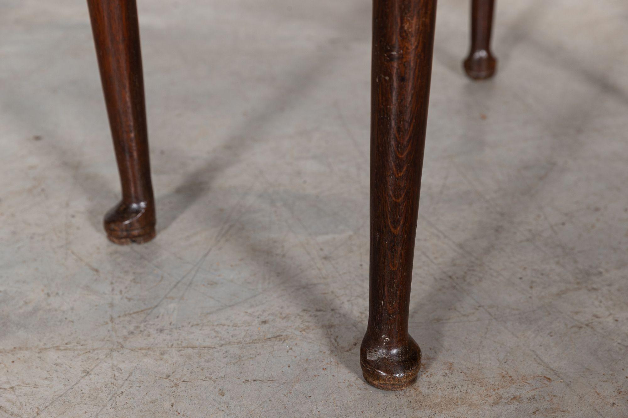 English Georgian Oak Lowboy 8