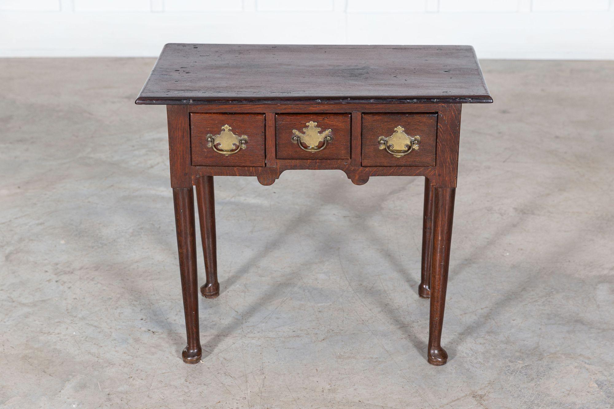 English Georgian Oak Lowboy In Good Condition In Staffordshire, GB