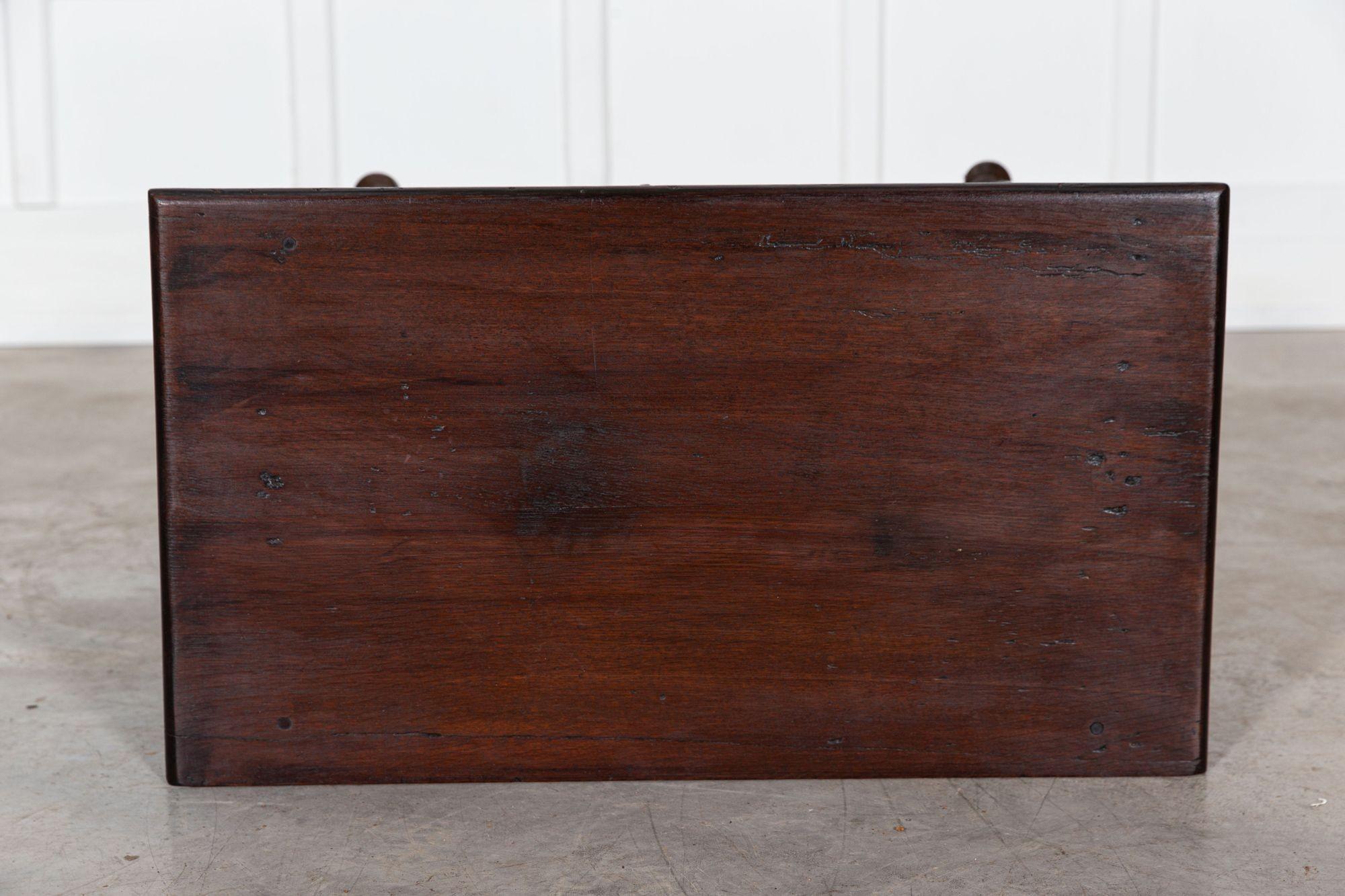 English Georgian Oak Lowboy 1