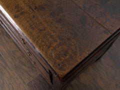 English Georgian Oak Six-Drawer Dresser Base, circa 1800