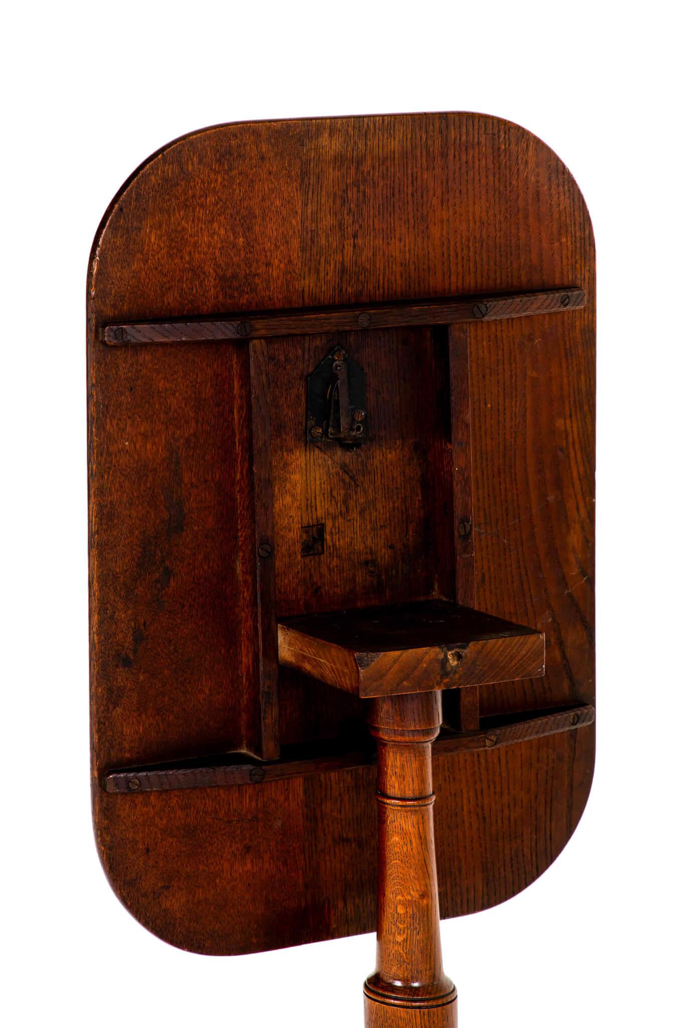 English Georgian Oak Tripod Table For Sale 6