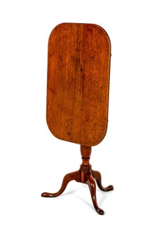 English Georgian Oak Tripod Table