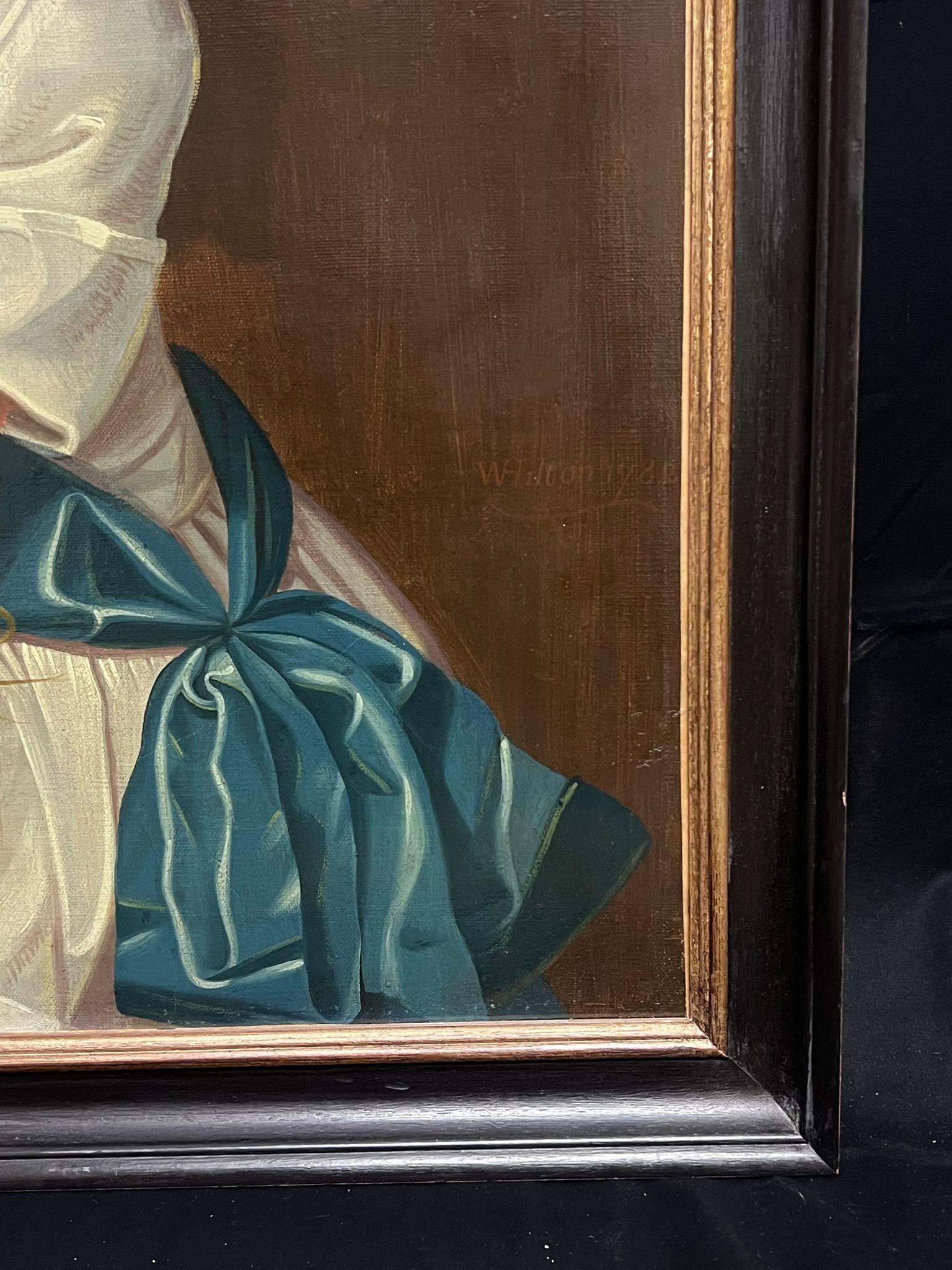 Retrato de un niño pequeño
Artista inglés, época de hacia 1800
óleo sobre lienzo, enmarcado
enmarcado: 31,5 x 27 pulgadas
procedencia: colección privada, Inglaterra
estado: muy bueno y en buen estado 