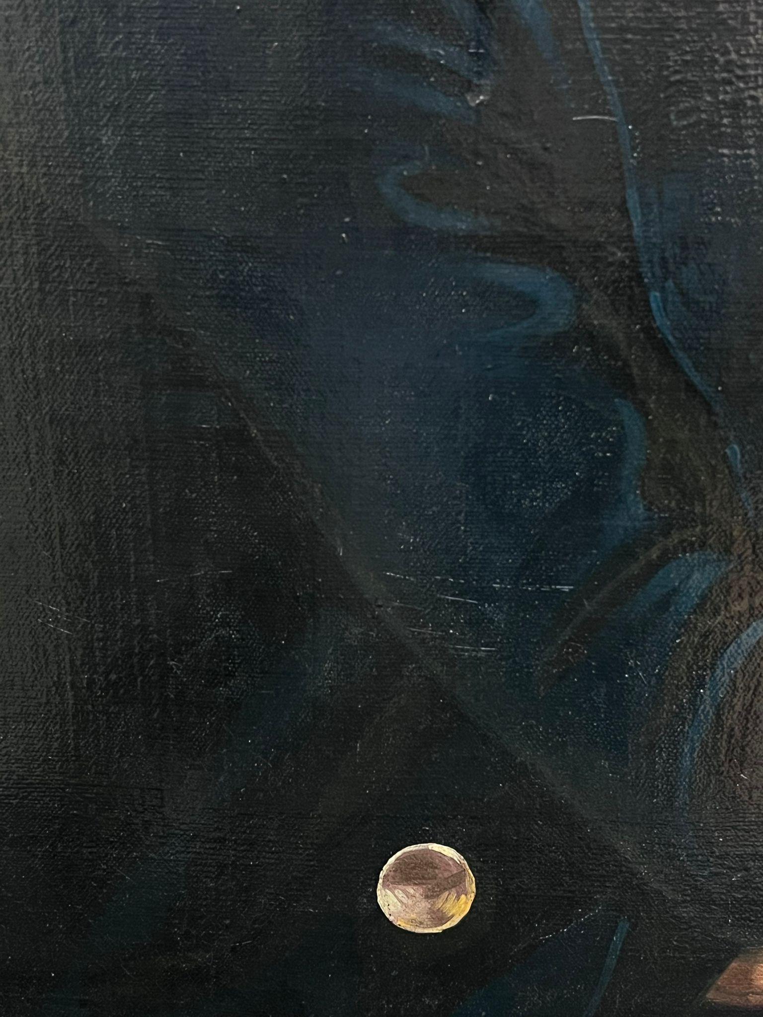 Artista inglés, hacia 1800
Retrato de un joven artista ante su caballete
óleo sobre lienzo, enmarcado
enmarcado: 31,5 x 27 pulgadas
procedencia: colección privada, Inglaterra
estado: muy bueno y en buen estado

El cuadro representa a una persona