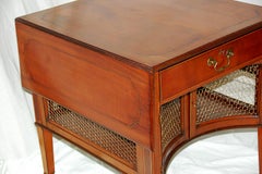 English Georgian Period 18th Century Mahogany and Satinwood Pembroke Table