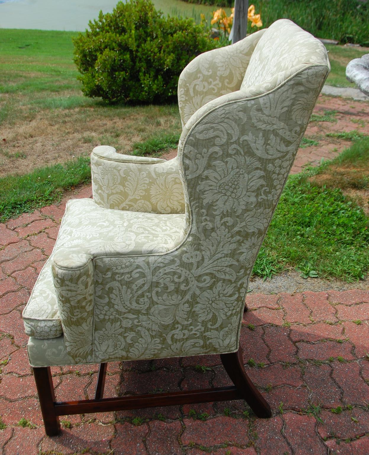 georgian wingback armchair