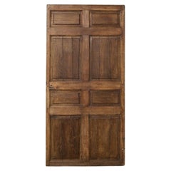 English Georgian Period Oak Panelled Door
