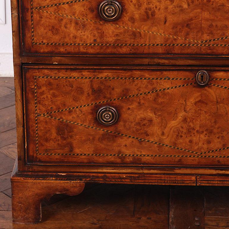 English Georgian-Revival Chest of Drawers In Good Condition In Vancouver, British Columbia