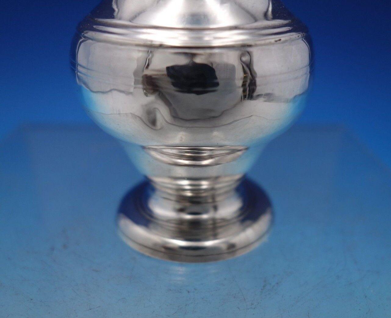 English Georgian Sterling Silver Salt and Pepper Shaker Set 2pc c.1788 (#6840-2) 2