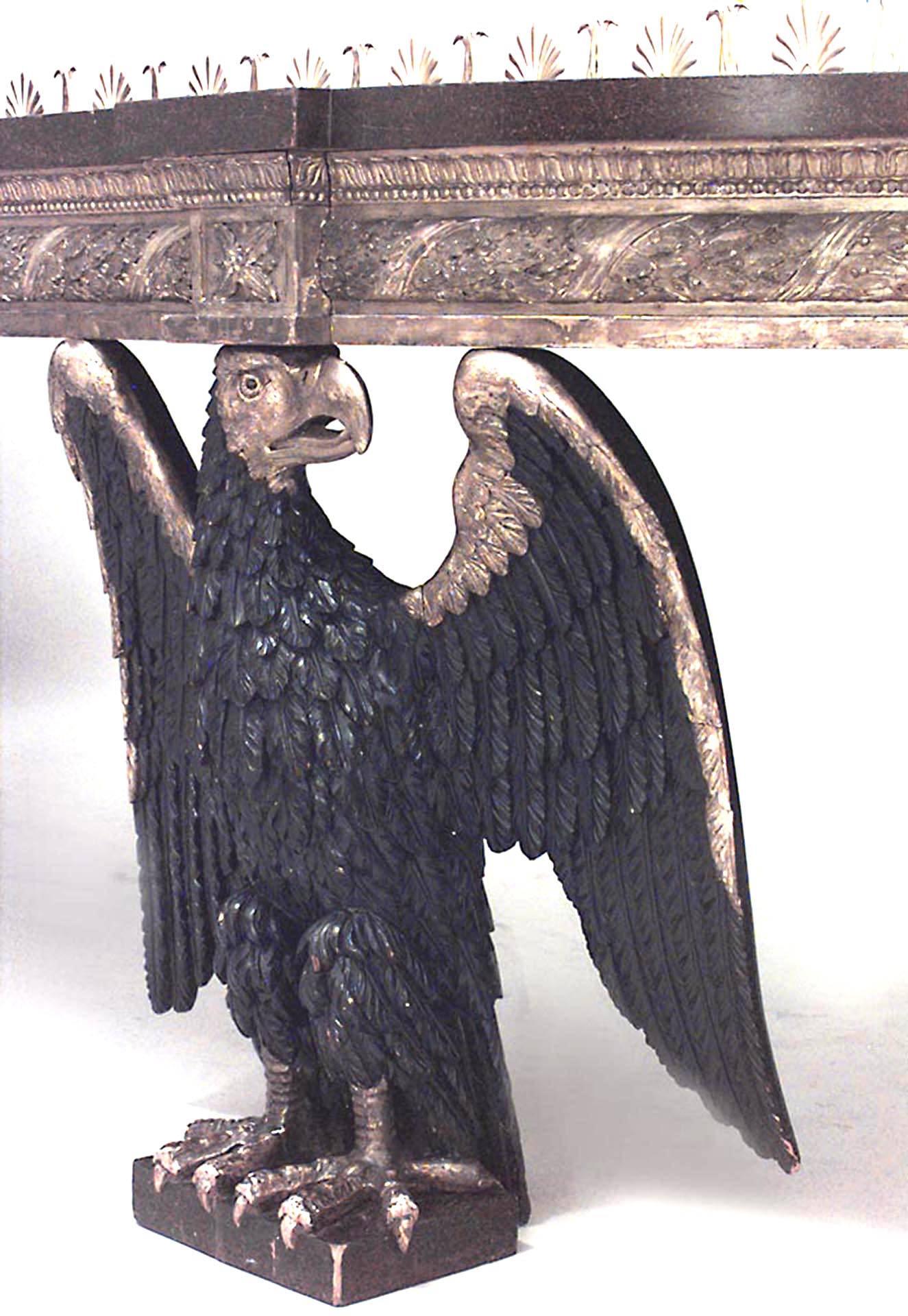 English Georgian Double Eagle Console Table In Good Condition For Sale In Queens, NY