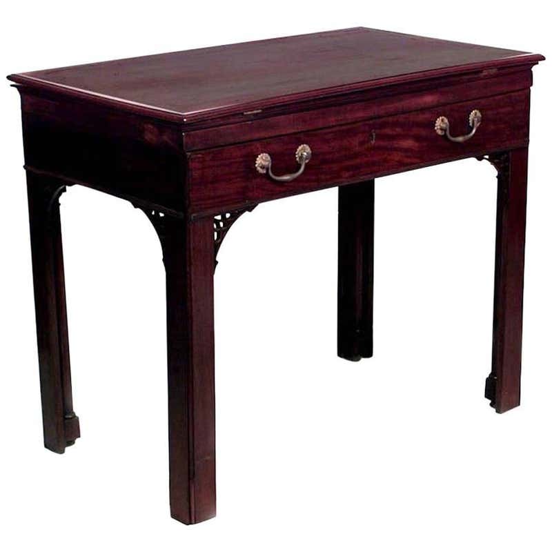 Antique English Georgian Mahogany Partner's / Architect's Desk, circa ...