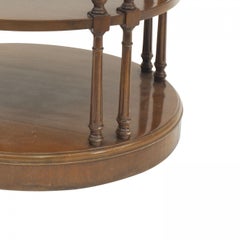 English Georgian Style 3-Tiered End Table