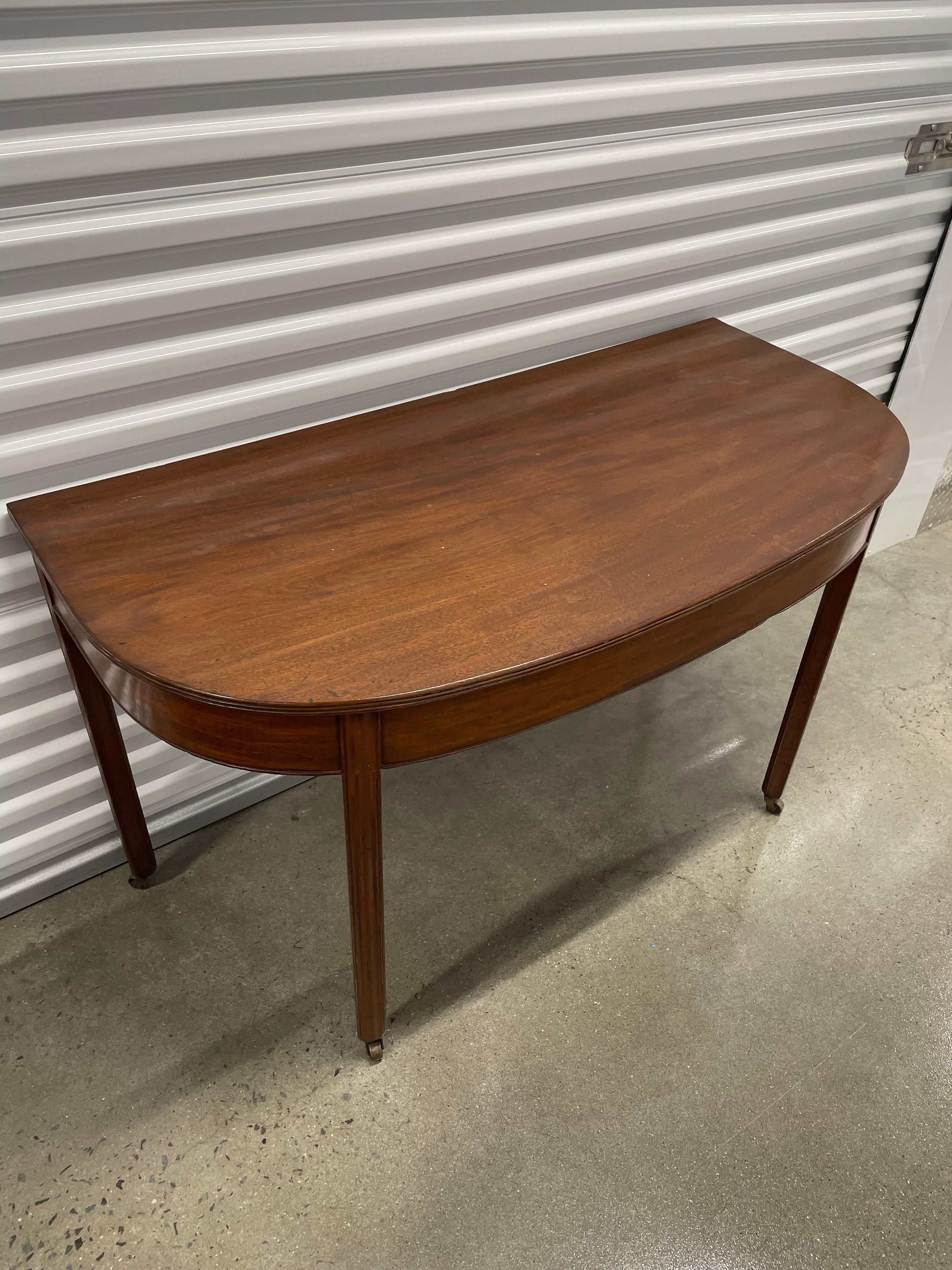 Acajou Table de banquet de style géorgien anglais en vente