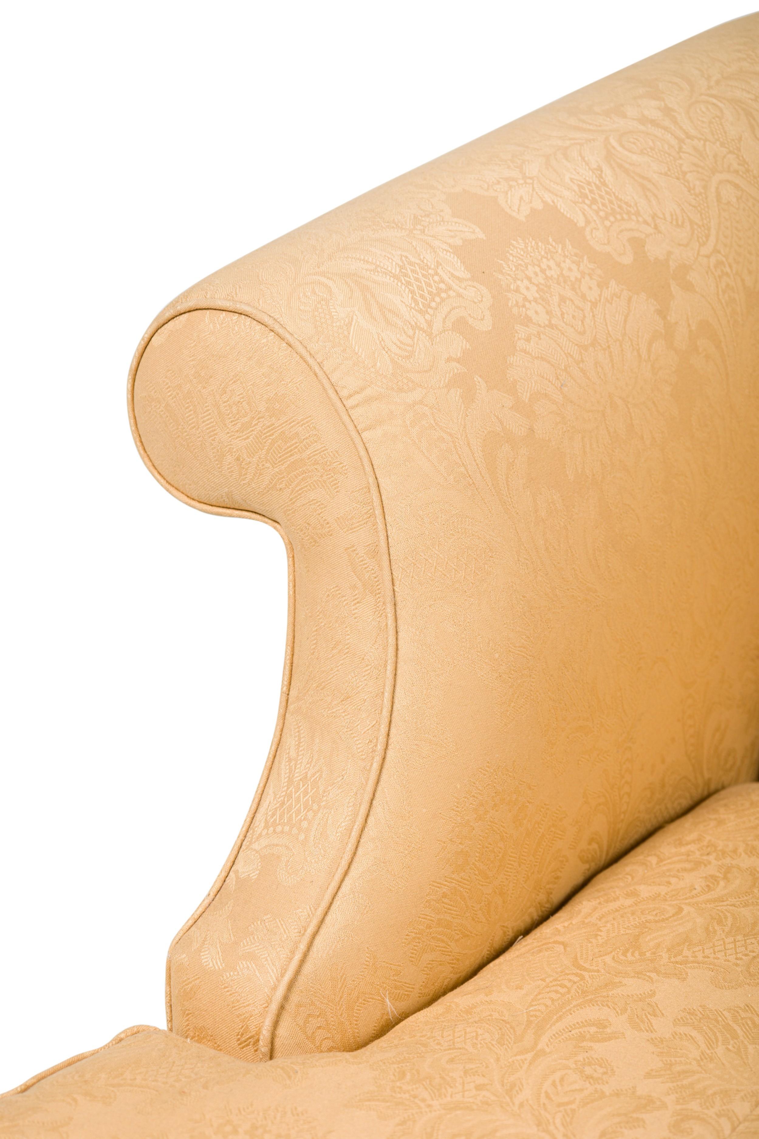 Loveseat inglés estilo georgiano beige en venta 3