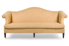 English Georgian style Beige Loveseat