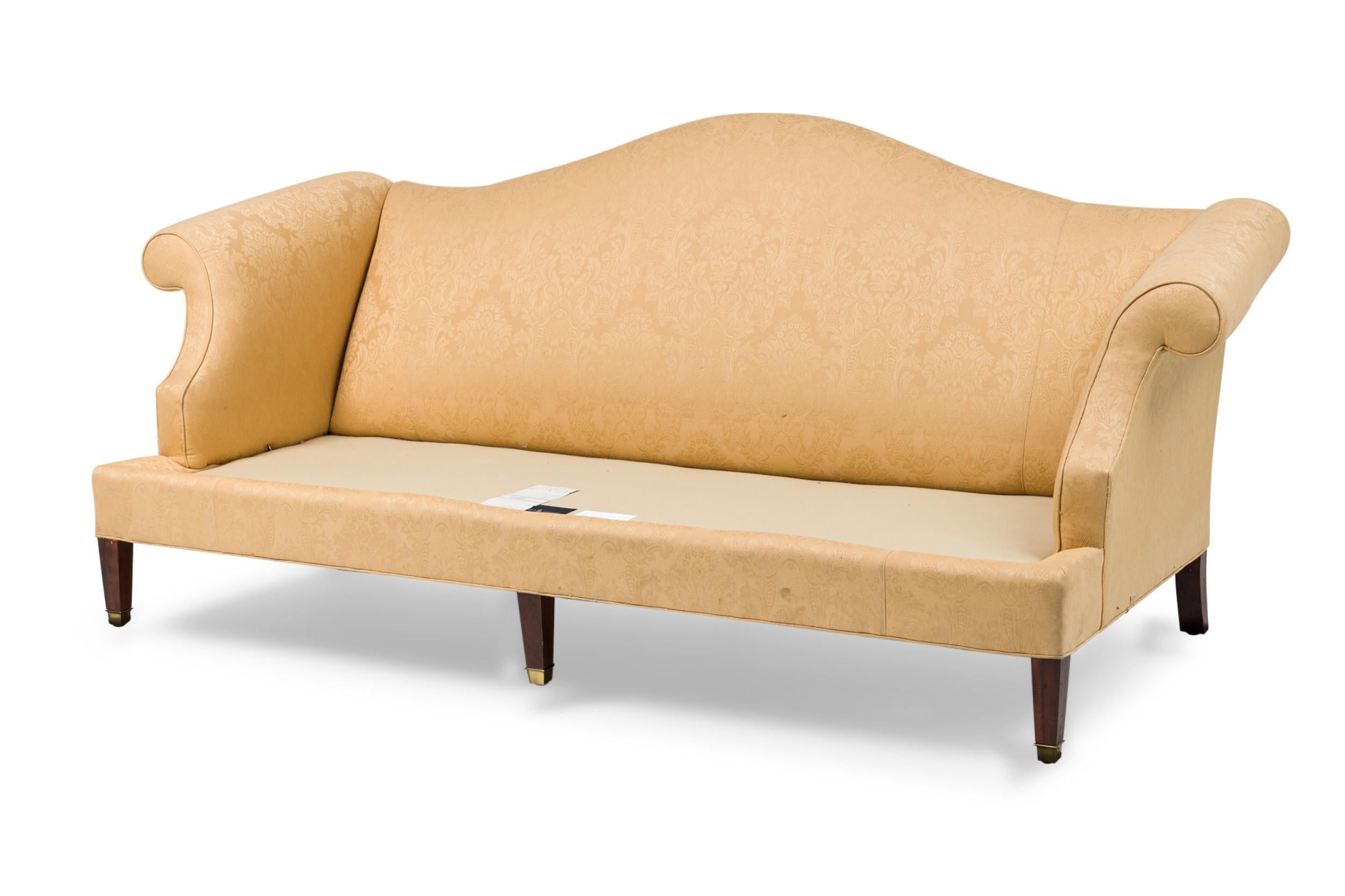Loveseat inglés estilo georgiano beige siglo XX en venta